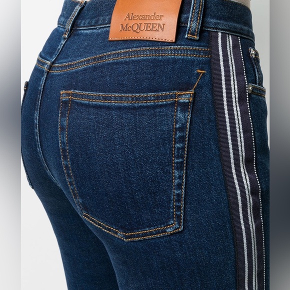 Nwt Alexander McQueen crop length boyfriend high rise size 25 - Picture 1 of 13